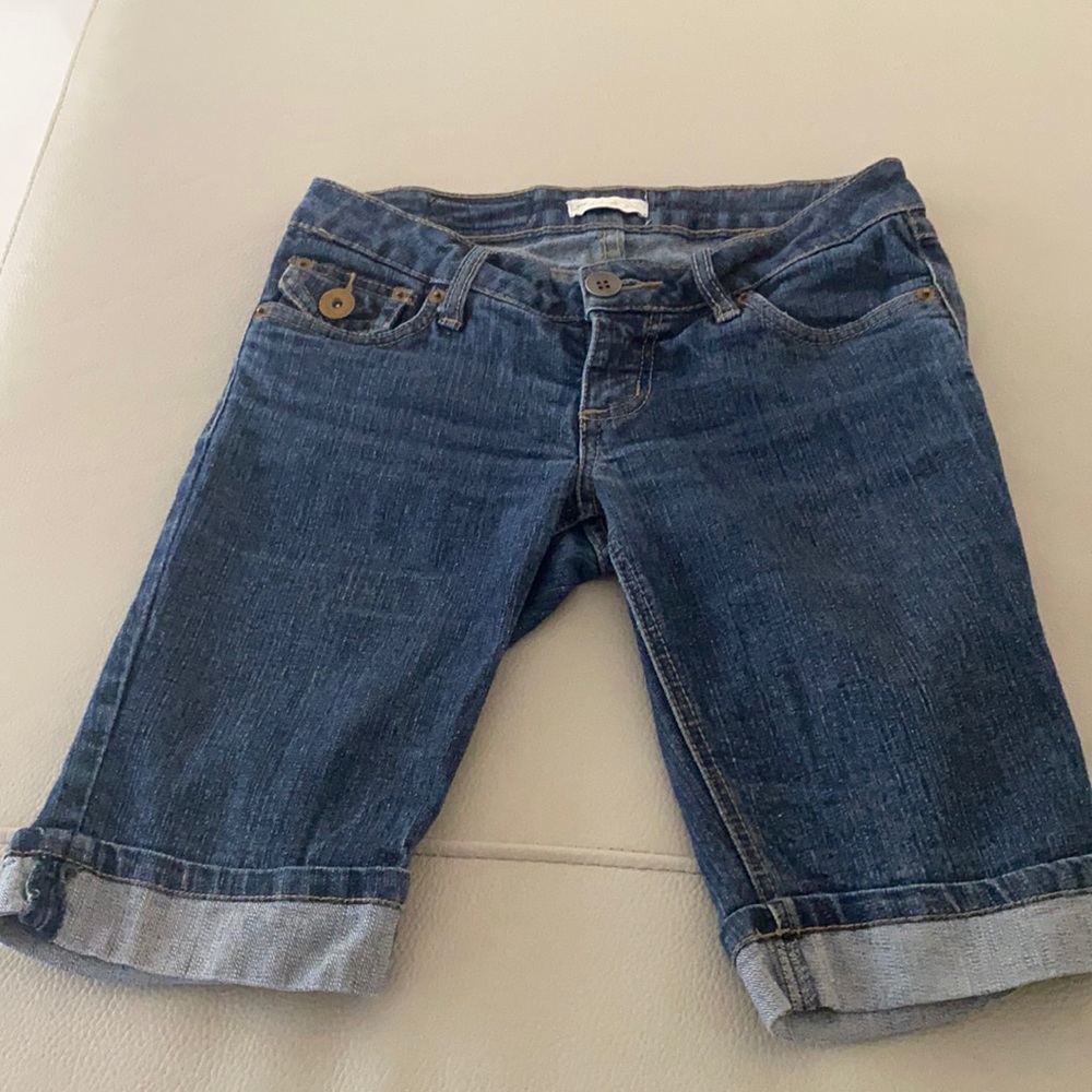 Blue Denim Shorts